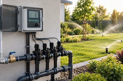 Automated irrigation and plumbing systems